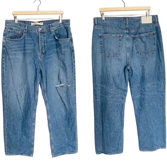 GRLFRND Bella Low Rise Boyfriend Jeans Balboa Park Wash Size 30 - Picture 3 of 11